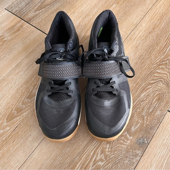 Reebok CrossFit Lifter 2.0 Men’s 10 Black Gum Strap Weightlifting Shoes - Picture 1 of 12